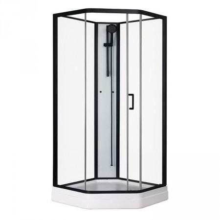 Aurora Home (Elsa) Dusjkabinett 90x90 Hvit/Sort