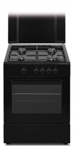 Gasskomfyr Chef 60 Sort