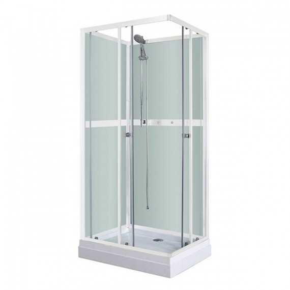Jasmine Dusjkabinett Hvit 90x70x195 Hyre