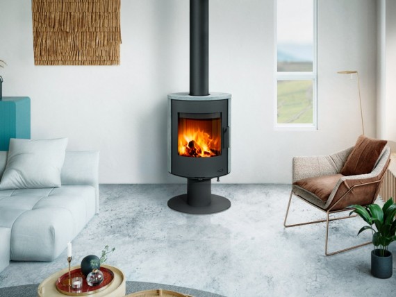 Romotop Evora T serpentin � vend flammene mot favorittplassen din